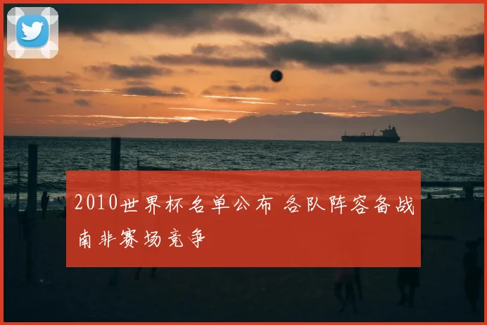 2010世界杯名单公布 各队阵容备战南非赛场竞争